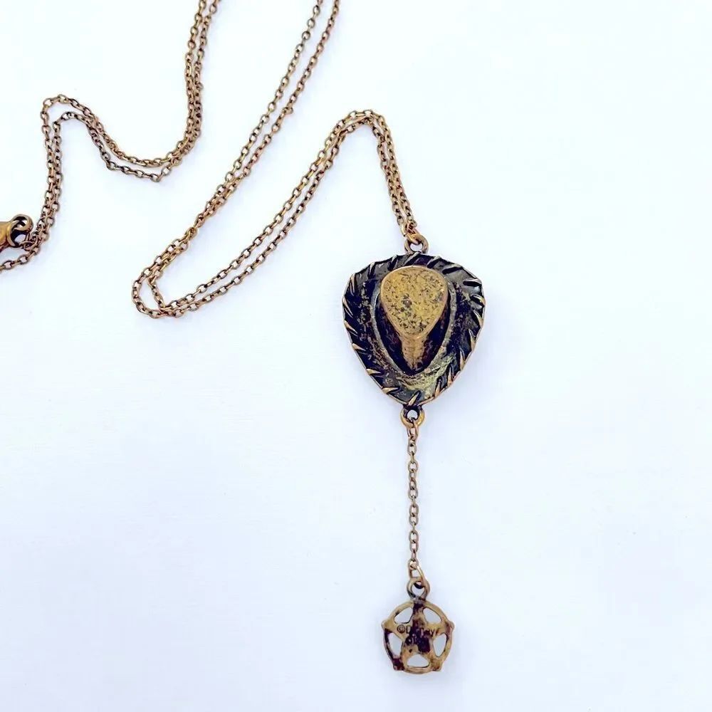 Disney Pixar Toy Story Woody Cowboy Hat Charm Necklace